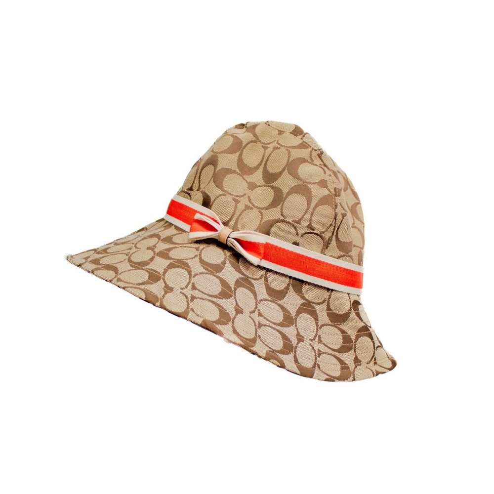 Coach Signature Monogram Bucket Hat | Coach Accessories - Picture 2 of 11